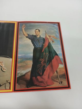 Díptico Falange Española Tomelloso Franco