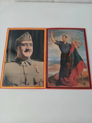 Díptico Falange Española Tomelloso Franco