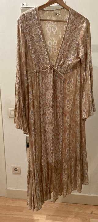 Vestido largo NKN con kimono