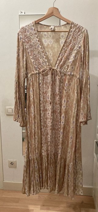 Vestido largo NKN con kimono