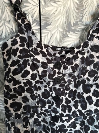Vestido Zara Animal Print Talla S