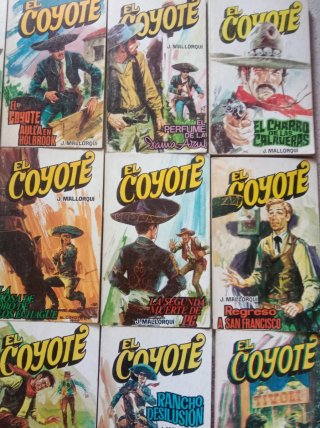 Lote de 20 novelas El Coyote