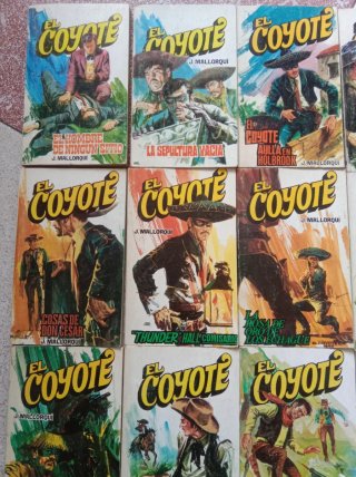 Lote de 20 novelas El Coyote