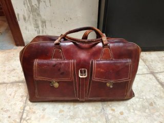 Maleta de viaje de cuero