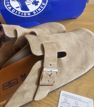 Birkenstock Boston marrón camello