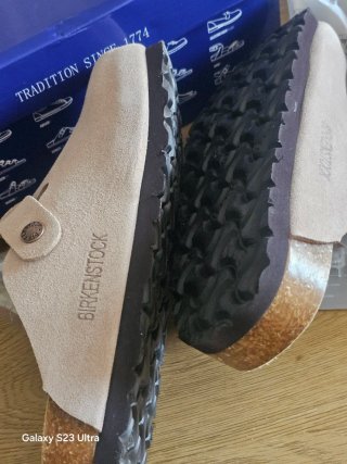 Birkenstock Boston marrón camello