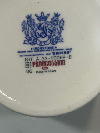 Tarro Mermelada Inglés con Plato Porcelana
