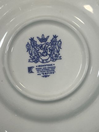 Tarro Mermelada Inglés con Plato Porcelana