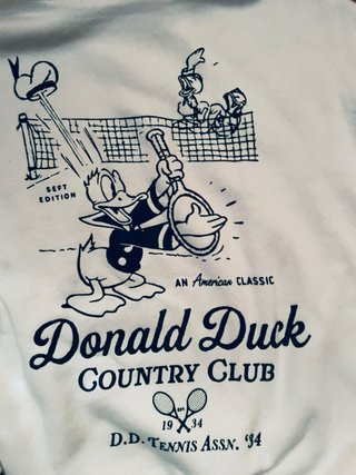 Sudadera Donald Duck Country Club Unisex Talla M