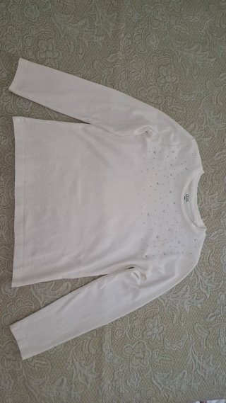 Camiseta blanca OVS niña 7-8 años