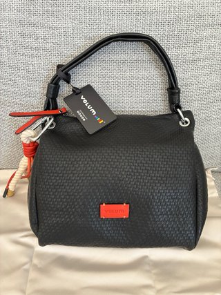 Bolso Volum Negro/Naranja Mano Bandolera