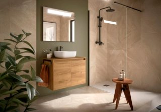 Mueble de baño decorativo madera 70cm