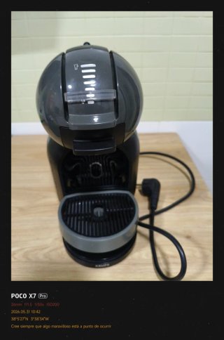 Cafetera Krups Dolce Gusto Gris