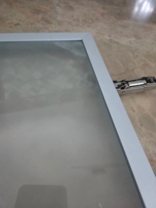 Puertas Vitrina Cocina Cristal y Metal