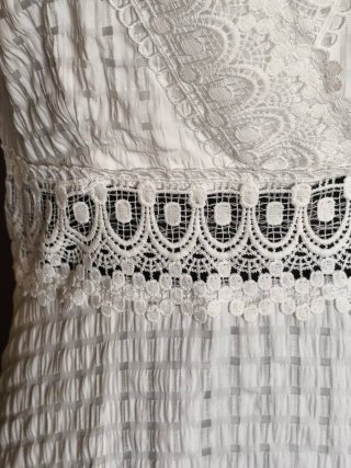 Vestido Midi Estilo Ibicenco Blanco Nuevo