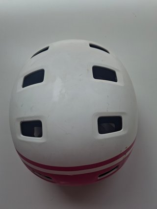 Casco rosa niños bicicleta, patinete Btwin