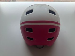 Casco rosa niños bicicleta, patinete Btwin