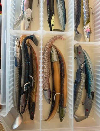 Caja Vinilos Pesca Spinning