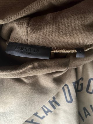 Sudadera Essentials Fear Of God FW24 - Verde Oliva