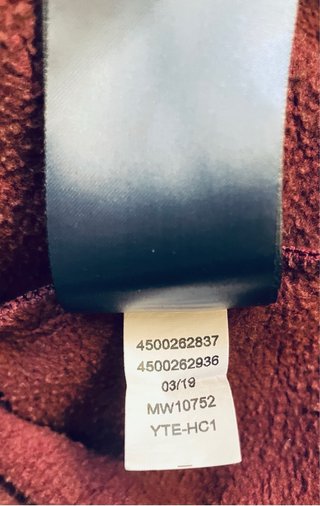 Sudadera Tommy Hilfiger Unisex Burdeos Talla L