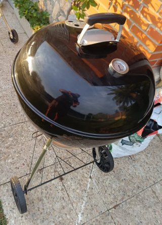 Barbacoa Weber Carbone 57cm + Camino