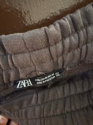 Sudadera Zara Gris/lila