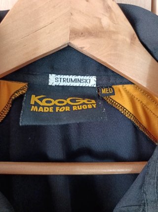 Camiseta Rugby Kooga Negra y Amarilla M