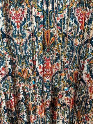 Vestido Zara Túnica Estampado Paisley