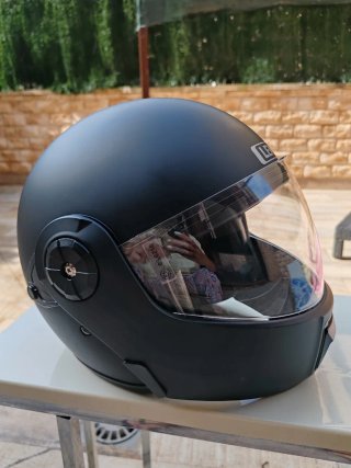 Casco Modular LEM Scooter Negro