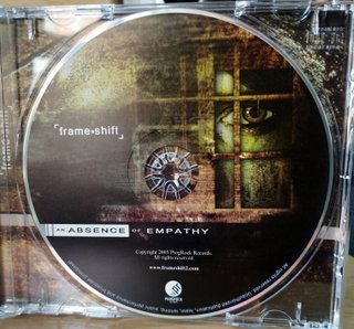 FRAMESHIFT – An Absence Of Empathy CD Como Nuevo