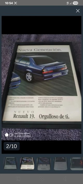 Lote cuadros y revista