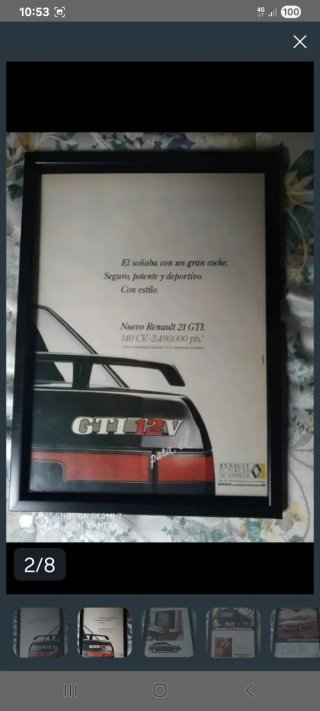 Lote cuadros y revista