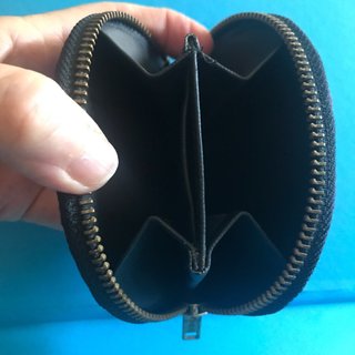 Monedero vintage lentejuelas morado