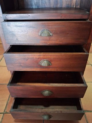 Estantería Colonial Madera Maciza