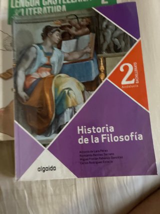 Historia de la filosofía, 2 Bachillerato