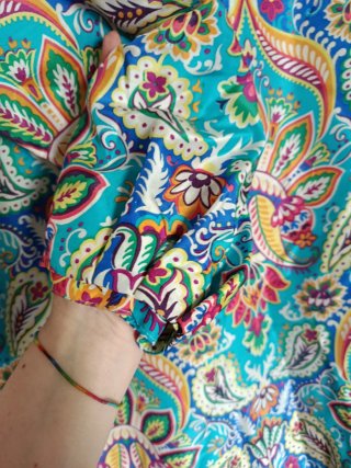Vestido Zara Seda Talla L