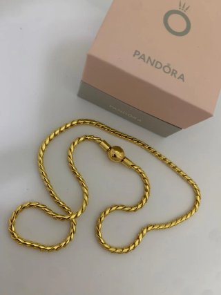 Collar Pandora cierre bola 45 cm