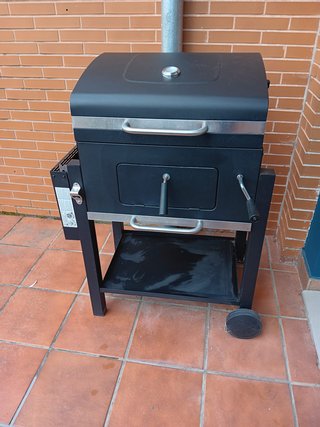 Barbacoa Negra Exterior Como Nueva