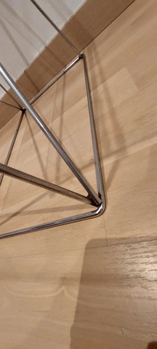 Mesa de escritorio cristal y metal