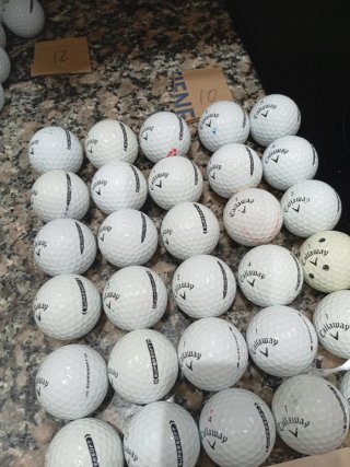 30 palline da golf Callaway Supersoft Grado A