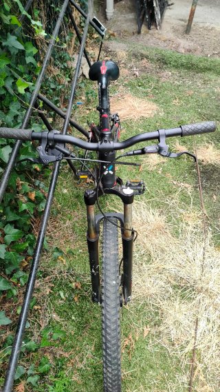 Bicicleta B-Twin 520s Doble Suspensión talla S