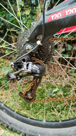 Bicicleta B-Twin 520s Doble Suspensión talla S