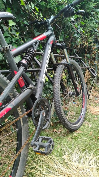 Bicicleta B-Twin 520s Doble Suspensión talla S