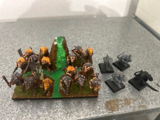 21 Ratas Skaven con arma de mano