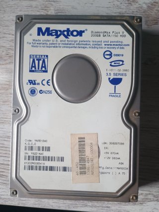 Disco Duro Maxtor DiamondMax Plus 9 200GB SATA