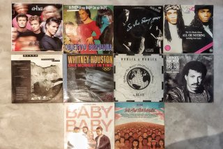 Lote 105 LPs vinilos pop rock dance varios español