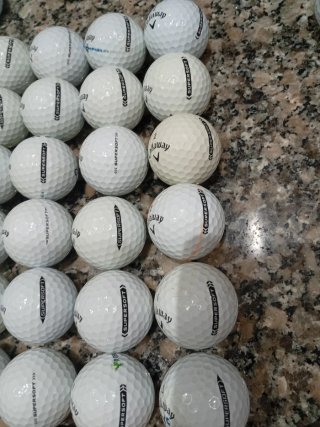 30 palline da golf Callaway Supersoft Grado A