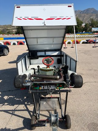 Kart Rotax con remolque