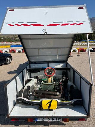 Kart Rotax con remolque