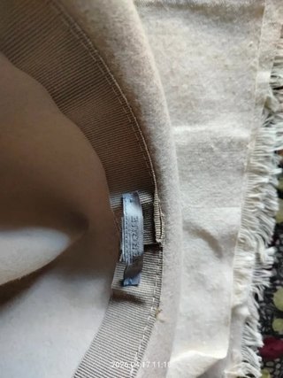 Sombrero Fedora Uterqüe - 100% Lana - Beige/Crema